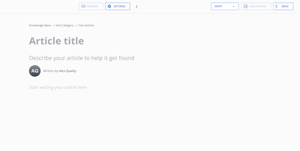 在HelpCrunch中创建新文章